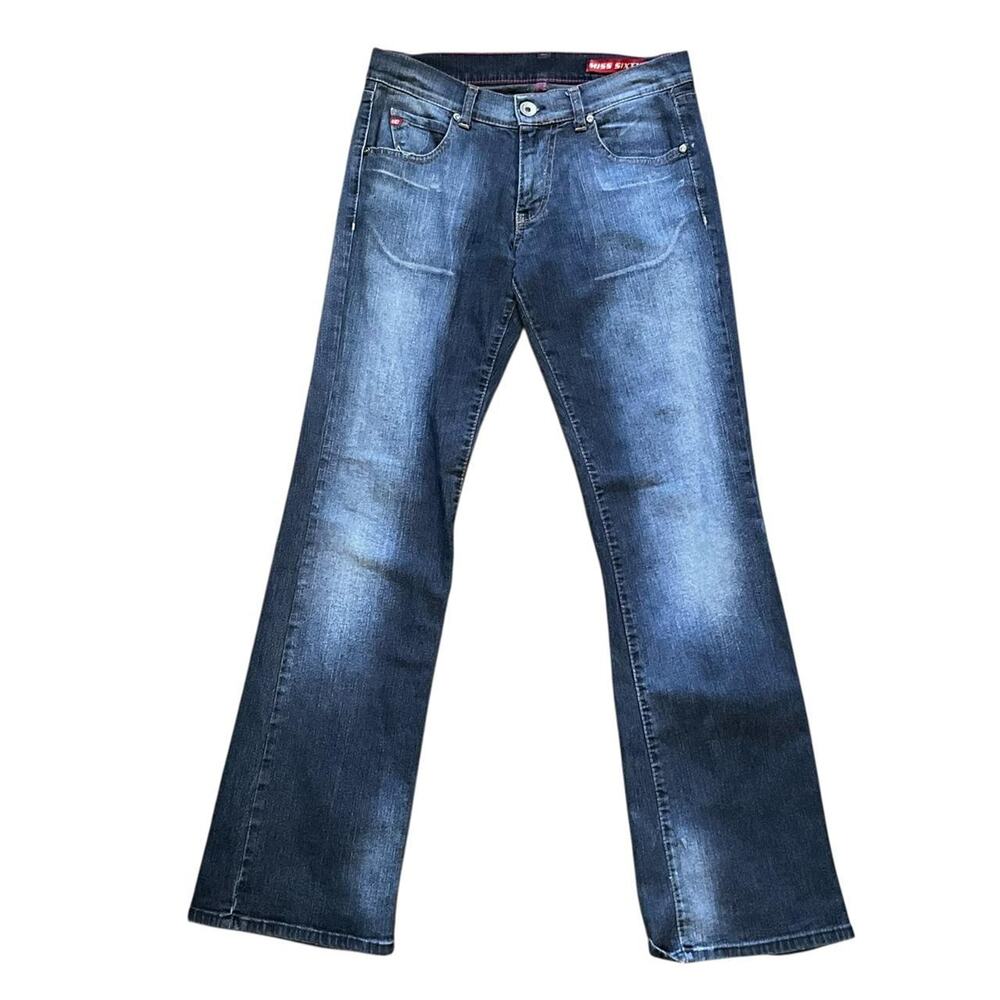 Miss Sixty Dark Faded Jeans: Y2K, 2000s